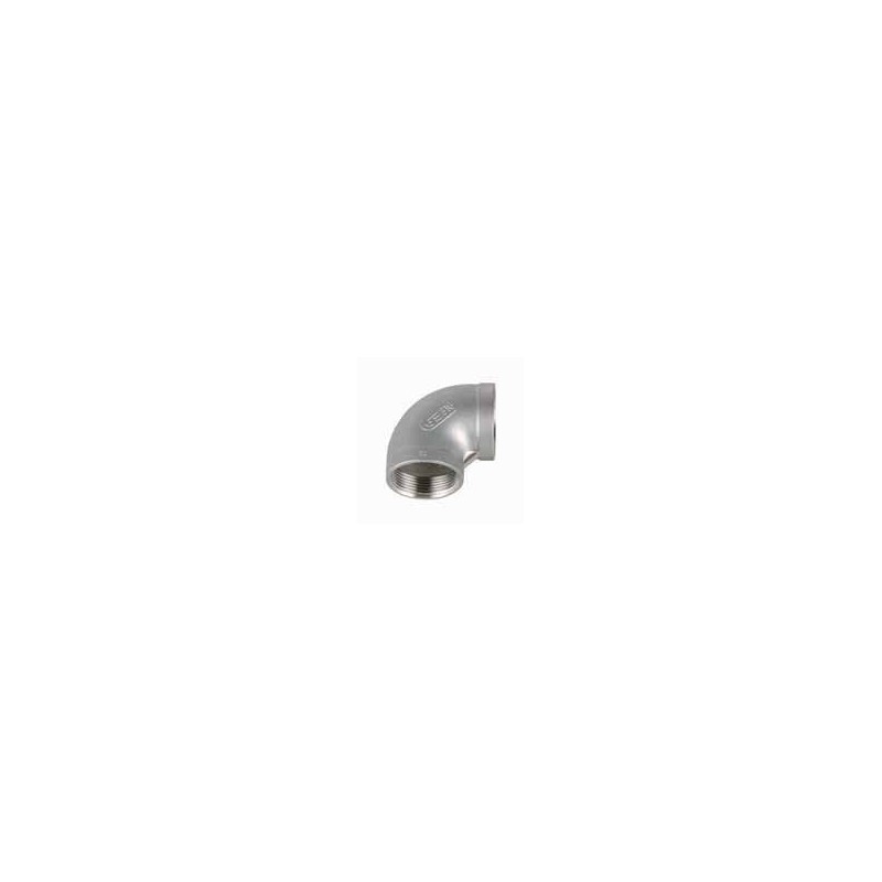 FIGURA 90. CODO 90º H-H. MEDIDAS: 3/8" INOXIDABLE