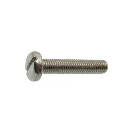 DIN 85 TORNILLO C. ALOMADA RANURA. MEDIDAS: M 4X10 MM. INOX 304