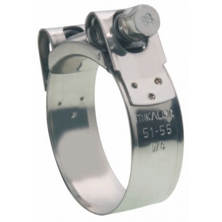 ABRAZADERA SUPRA INOX. W4. MIKALOR. 59-63MM.