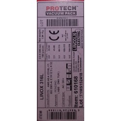 LINCOLN ELECTRODO LINOX 316L.  2MM X 300MM. INOXIDABLE 316.